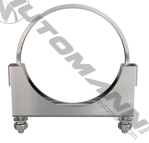 562.U3405C- Flat U-Bolt Saddle Clamp 5in Chrome - Nick's Truck Parts