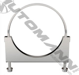 562.U3406C - Flat U-Bolt Saddle Clamp 6in Chrome - Nick's Truck Parts