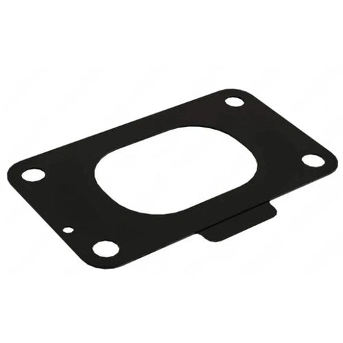 Automann Turbo Mounting Gasket for Detroit DD13 engine, showing the black gasket with bolt holes and sealing surface.