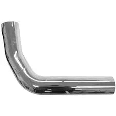 Chrome exhaust elbow for Kenworth trucks, LH side, by Automann, with a sleek, polished finish and durable construction.