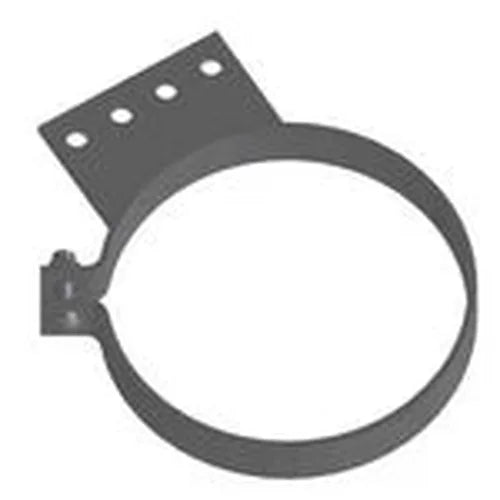 Chrome 5-inch stack mounting bracket for Kenworth trucks, Automann 562.U5951BKC, durable metal construction with secure fit
