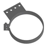 562.U5951BKC-Stack Mtg Bracket 5in Chrome Kenworth