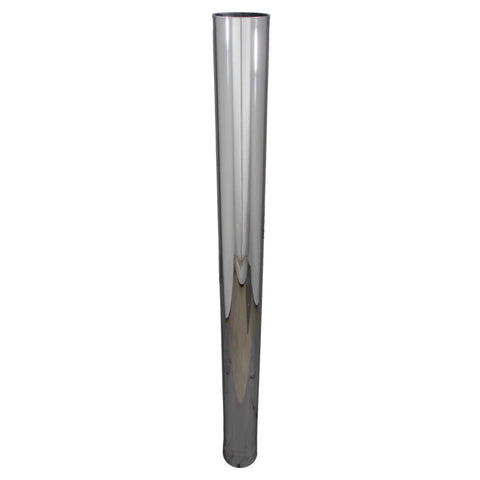 Chrome exhaust pipe for Kenworth trucks, Automann 562.U5990561C, with polished chrome finish and durable construction.
