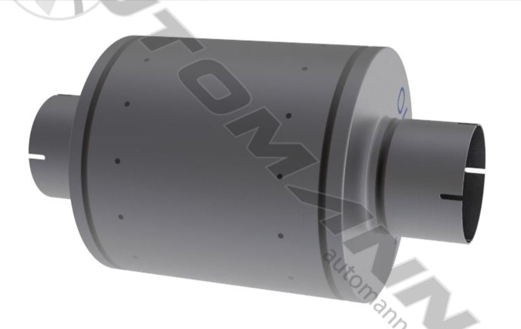 562.U64091-Resonator 4in Inlet/Outlet 9in Body - Nick's Truck Parts
