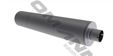 562.U6409-Muffler 4in Inlet/Outlet 9in Body