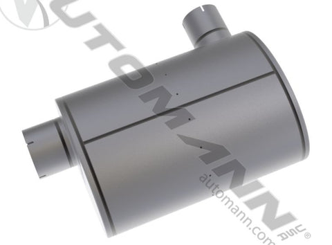 562.U6451015-Muffler 4in Inlet 5in Outlet Oval Body