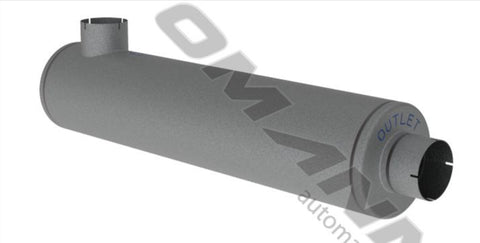 562.U65101-Muffler 5in Inlet/Outlet 10in Body