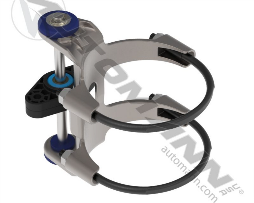 562.U75166048LUB- Exhaust Slider Clamp Assy Pete LH Poly - Nick's Truck Parts