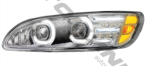 564.75040DCY - Headlamp LED LH Peterbilt - Nick's Truck Parts