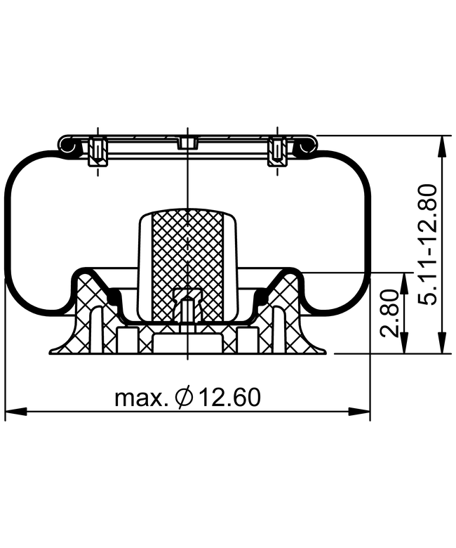 566.CT64433 - Continental Air Spring Rolling Lobe