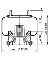 566.CT64467 - Continental Air Spring Rolling Lobe