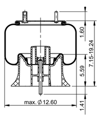566.CT64478 - Continental Air Spring Rolling Lobe