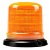 Hella K-LED 100 Amber Warning Light mounted on vehicle, bright amber LED lighting for safety and warning purposes.