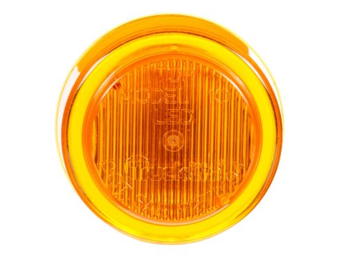 Automann 571.LD101A2 LED marker light in amber, 2-1/2 inch diameter, suitable for vehicle lighting applications