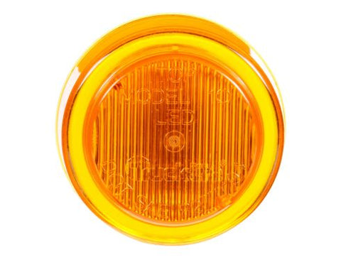 Automann 571.LD101A2 LED marker light in amber, 2-1/2 inch diameter, suitable for vehicle lighting applications