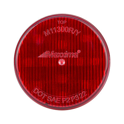 Automann 571.LD10R13MV LED marker light in red, 2-1/2 inch size, suitable for 10-30V vehicle lighting applications