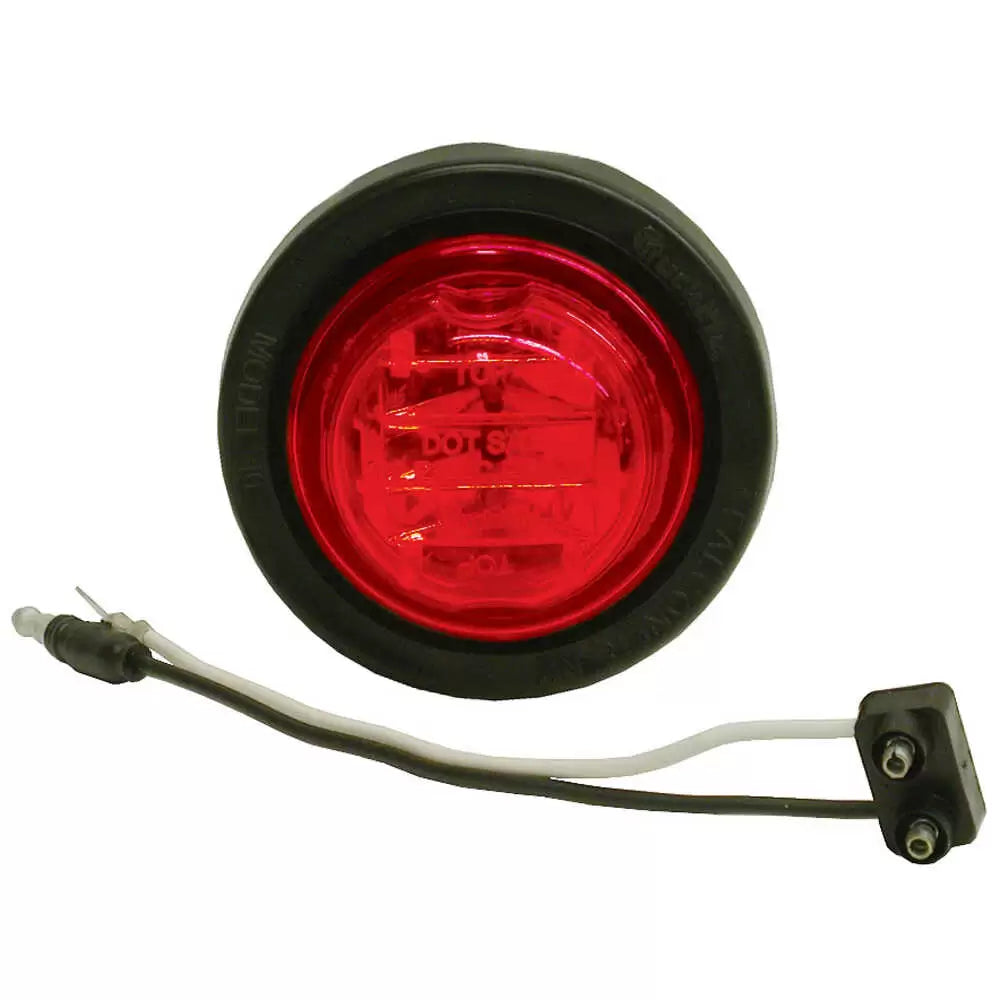 Automann 571.LD11R7-K Reflex LED marker light kit with red 2-1/2 inch lens, durable automotive lighting for trucks and trailers.