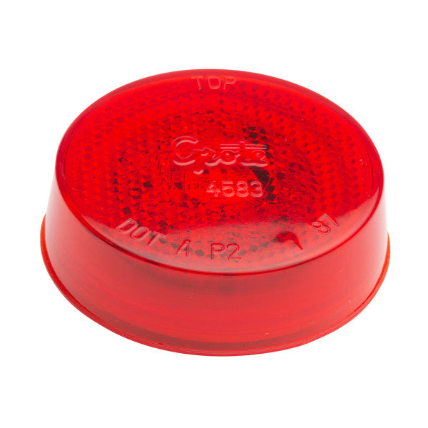 Automann 571.LD11R7 Reflex LED marker light in red, 2-1/2 inch diameter, for vehicle lighting and safety.