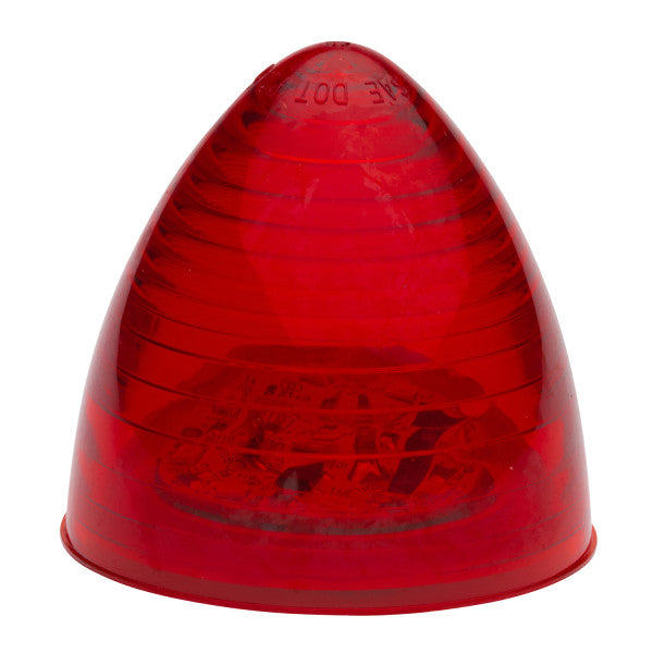 Automann 571.LD13R13 LED marker light in red, 2-1/2 inch beehive style for vehicle lighting applications.