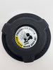 Automann Peterbilt coolant reservoir cap, model 572.2008, showing the black plastic cap with brand markings and venting details.