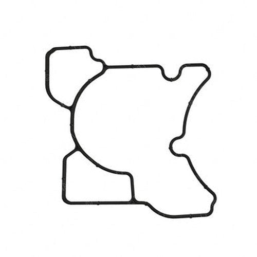 Automann oil cooler gasket for Detroit DD15 engine, showing the gasket's detailed shape and material in a close-up image.
