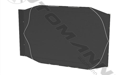 573.TAL114X18F - Asphalt Lumite Tarp 9.5ft x 18ft W Flaps