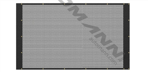 573.TBM84X22- Black Mesh Tarp 7ft x 22ft