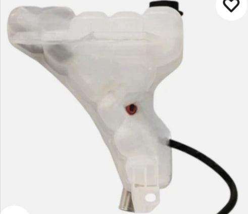 Automann 575.10324 coolant reservoir for vehicle cooling systems, showing the plastic container with cap and mounting features.
