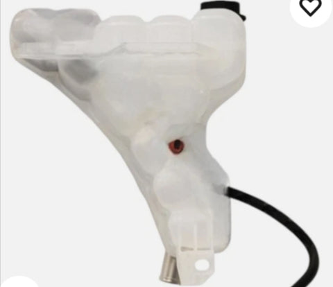 Automann 575.10324 coolant reservoir for vehicle cooling systems, showing the plastic container with cap and mounting features.