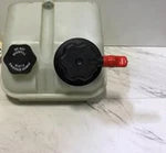 Automann Power Steering Reservoir for Freightliner trucks, durable reservoir with cap, part number 575.1077, for vehicle fluid system.