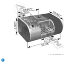 576.55053160DFSX- Fuel Tank Rectangular IHC