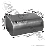 576.55053160DFX- Fuel Tank Rectangular IHC