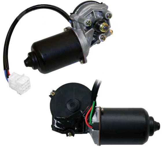 Automann 577.55997 wiper motor for IHC vehicles, showing the compact electrical component with mounting brackets and wiring connections.