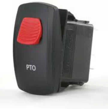 Automann VRN Rocker PTO Locking switch, model 577.VRNPTO1AP, mounted on panel with rocker design for heavy-duty vehicle control.