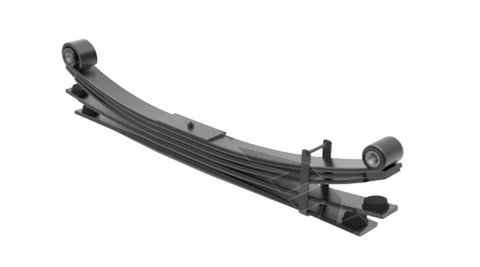 Automann 59-494-Kenworth 5 leaf parabolic leaf spring for truck suspension, showing the curved metal leaves stacked together.