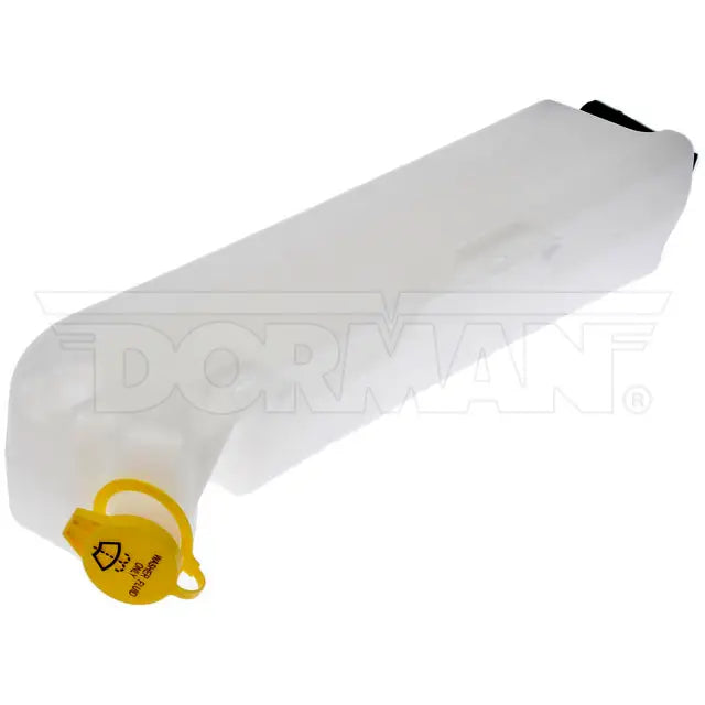 Dayton washer fluid reservoir for Mack trucks, durable plastic container with fill cap and mounting points, part number 603-5512.