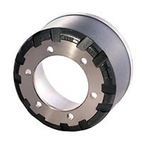 Automann brake drum 12.25-inch diameter by 7.5-inch width, durable automotive brake component with metal surface finish.