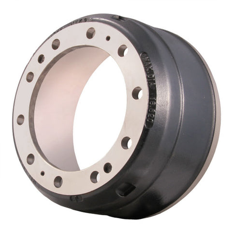 Automann brake drum 16.5 inch diameter and 7 inch width, durable automotive brake component with detailed surface features.