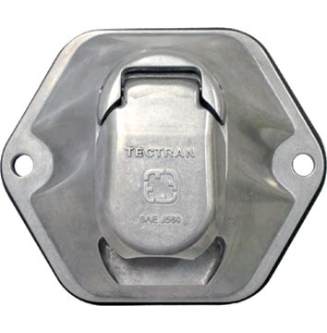 Automann 7-Way Socket with large flange, split pin design, used for electrical connections in automotive applications.
