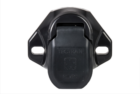 670P-75LA- Tectran 7-Way Poly Socket w/ Locking Clip