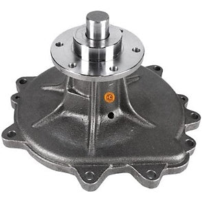 Automann 800.673162C92 water pump for IHC tractors, showing the metal pump with inlet and outlet connections.