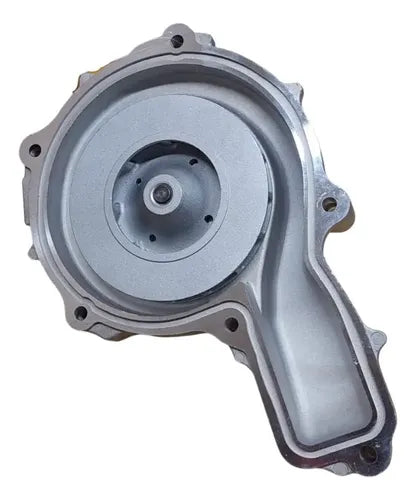 Automann water pump model 800.85124623 for Mack trucks, showing detailed view of the pump with metal casing and inlet/outlet ports.