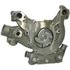 Automann water pump for Detroit Diesel engine, durable metal construction, with hoses and mounting hardware visible.