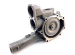 Automann water pump model 800.9062006201 for Freightliner trucks, showing the pump with metal housing and inlet/outlet connections.