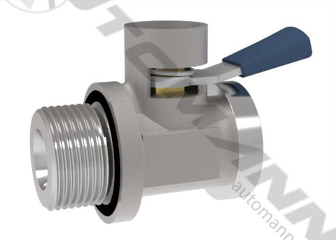 802.QDV007B- Quick Drain Valve 22mm-1.5 - Nick's Truck Parts