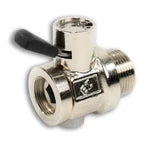 Automann 802.QDV007B quick drain valve with 22mm-1.5 connection for efficient fluid drainage and easy installation.