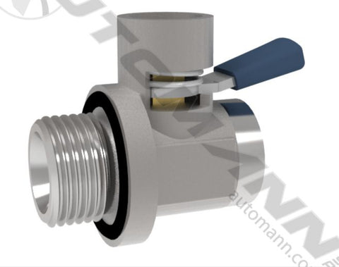 802.QDV104 - Quick Drain Valve 18mm-1.5 - Nick's Truck Parts