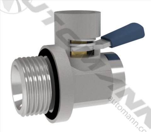802.QDV105- Quick Drain Valve 20mm-1.5 - Nick's Truck Parts