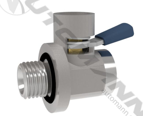 802.QDV106 - Quick Drain Valve 14mm-1.5 - Nick's Truck Parts