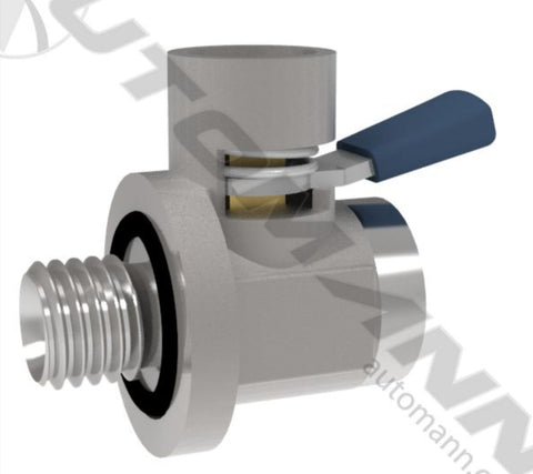 802.QDV107- Quick Drain Valve 12mm-1.75